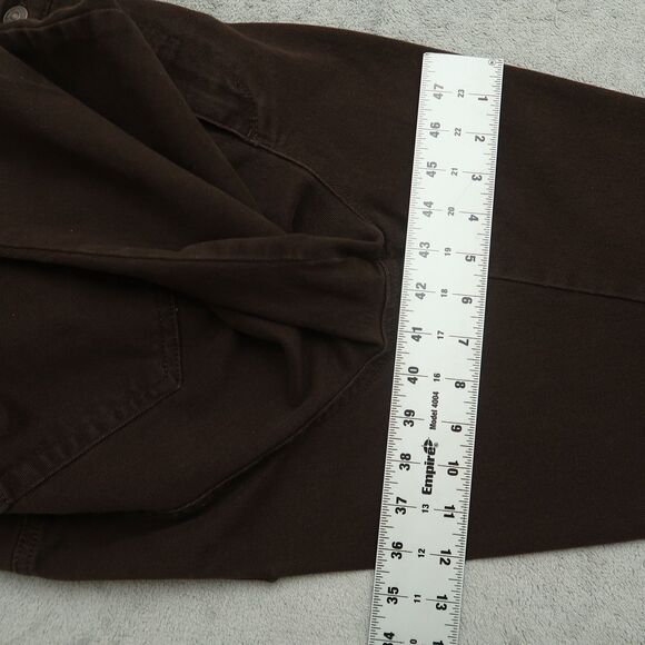 Gloria Vanderbilt Jeans Women's 16P Brown Amanda High-Rise Straight 25" Inseam - Picture 6 of 16
